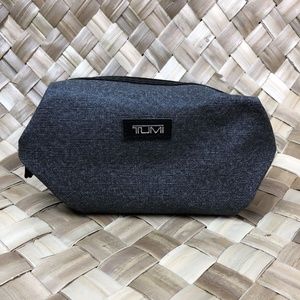 TUMI for Delta Amenity Kit Travel Bag Gray Heather